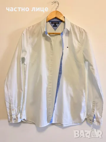 Прекрасна бяла риза Tommy Hilfiger, снимка 3 - Ризи - 55808975