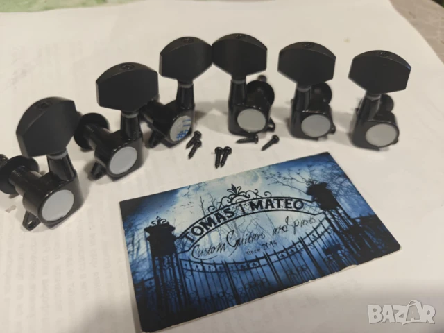 Черни ключове 3 леви и 3 десни, снимка 3 - Китари - 50878455