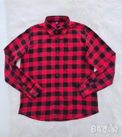 Детска карирана риза 11-12 години 