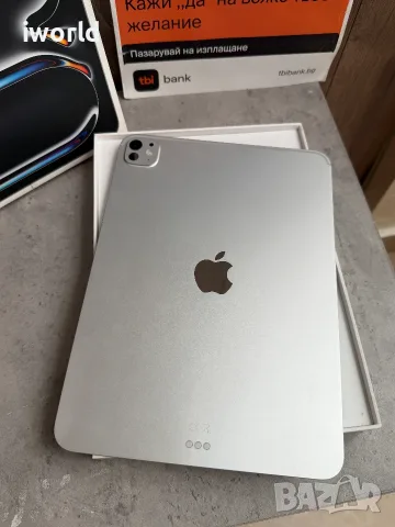 НОВ❗️Apple iPad Pro 11’ M5 ❗️256GB Лизинг от 34€/мес  ❗️ WiFi / Silver, снимка 4 - Таблети - 56324080