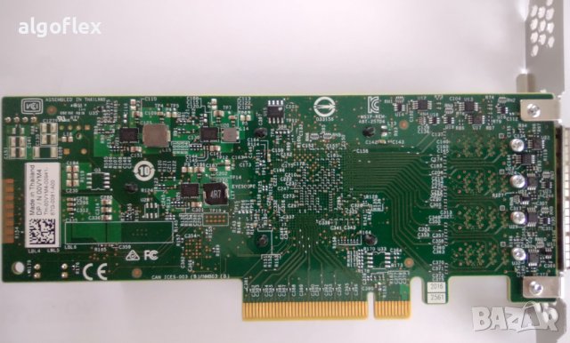 Контролер Avago Broadcom SAS9305-16e HBA JBOD SAS/SATA 16 външни портa 0VYM4, снимка 4 - Други - 42620596