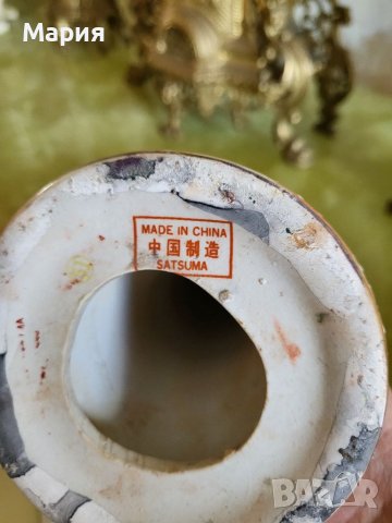 Китай SATSUMA , снимка 14 - Антикварни и старинни предмети - 40171605