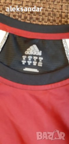 Адидас фланелка, снимка 2 - Спортни дрехи, екипи - 41324009