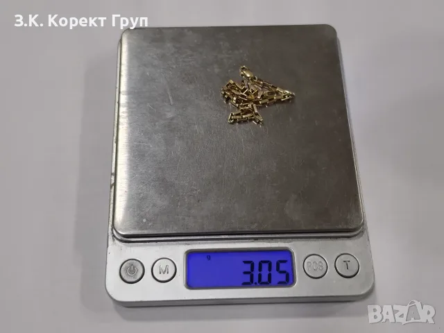 Златна гривна 14К 585 / 3,05 гр., снимка 9 - Гривни - 55782515