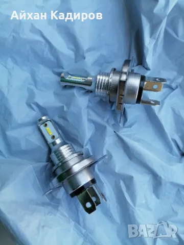 2 броя лед крушки Н4 18лв, снимка 4 - Части - 50036621