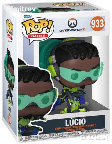 Нова фигурка Funko Pop! Games: Overwatch 2 - Lucio #933, снимка 2 - Колекции - 51980783