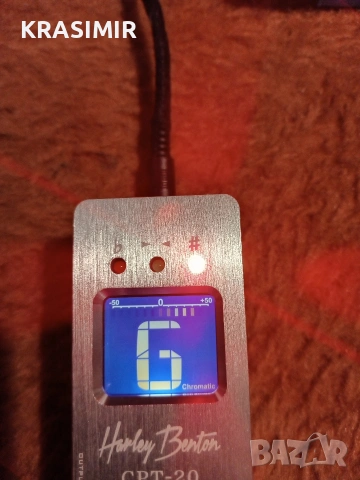 Тунер за китара Harley Benton. , снимка 4 - Китари - 53099478