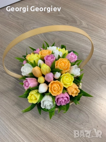 цветя изработени с глицеринов ароматен сапун , снимка 10 - Други - 51962068