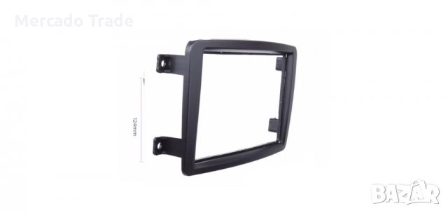 Адапторна рамка, За Mercedes BENZ C CLASS, W203 2002-2004, Черна, снимка 2 - Аксесоари и консумативи - 35940902