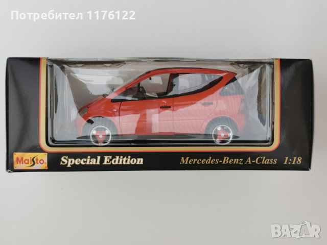 1/18 Maisto Маисто Mercedes Benz A Class Мерцедес А Класа Нов В Кутия, снимка 3 - Коли, камиони, мотори, писти - 36131543