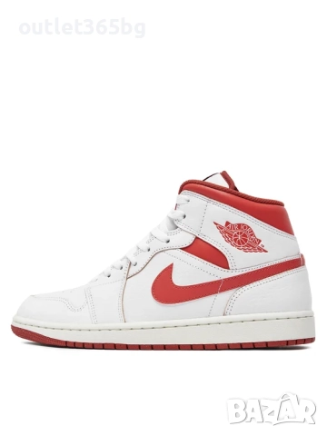 Nike - Air Jordan 1 Mid Se FJ3458 160 Бял №40.5 Оригинал Код 276, снимка 6 - Маратонки - 52090855