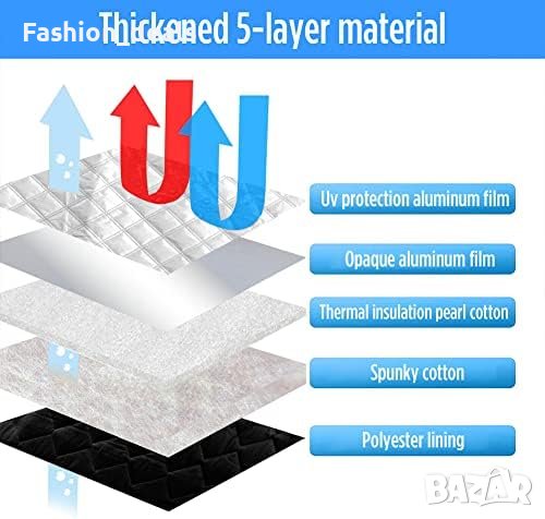 Нов комплект 8 части Всесезонна защита предни странични прозорци на кола автомобил, снимка 6 - Аксесоари и консумативи - 41918194