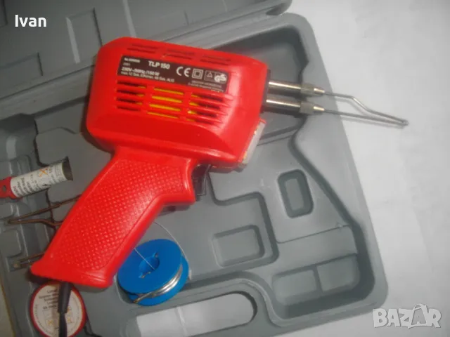 150W TOP CRAFT НОВ НЕМСКИ ОРИГИНАЛЕН ПЪЛЕН КОМПЛЕКТ ИНДУКЦИОНЕН ТРАНСФОРМАТОРЕН ЕЛЕКТРИЧЕСКИ ПОЯЛНИК, снимка 12 - Поялници и запояване - 49325583