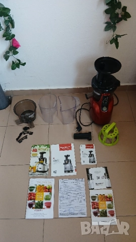 Сокоизтисквачка за мелене на плодове зеленчуци и листни, модел Kuvings модел 950 SC. , снимка 6 - Сокоизстисквачки и цитрус преси - 51734981