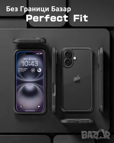 Нов Калъф за iPhone 16, Ултра Тънък Хибриден, Удароустойчив кейс Айфон, снимка 5 - Калъфи, кейсове - 50555525
