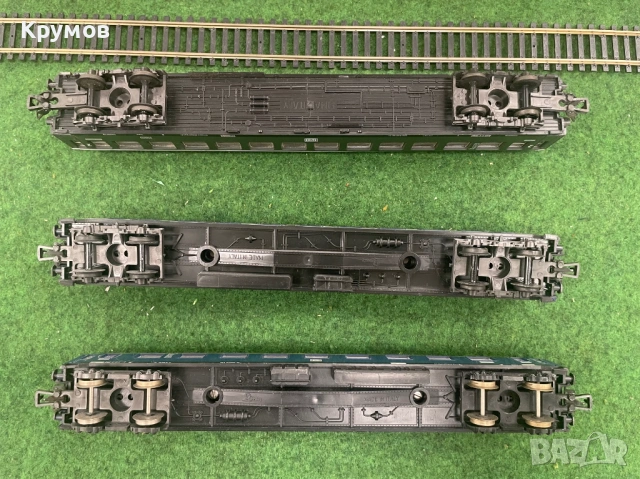 Вагон пътнически 4-осен Лима HO 1:87 влак ЖП модел фигури, снимка 3 - Колекции - 53700341