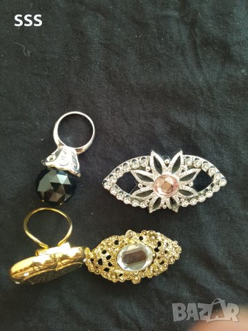 Брошки и пръстен, снимка 7 - Пръстени - 41578524