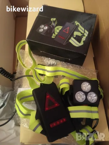 DAWINSIE Спортна светлина за бягане акумулаторна USB LED лампа за бягане водоустойчива НОВА, снимка 6 - Спортна екипировка - 49503514