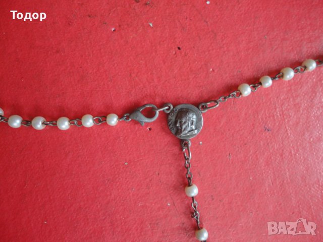 Старинно колие броеница с перли , снимка 2 - Колекции - 41653435