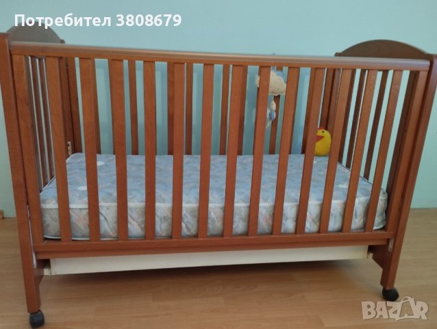 Бебешко легло с матрак, снимка 1 - Бебешки легла и матраци - 41789363