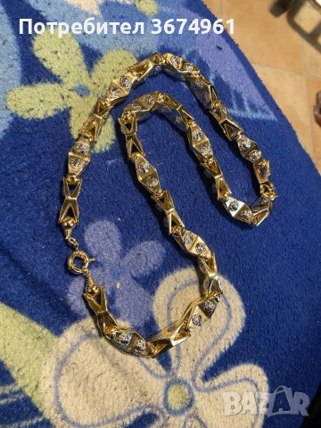 Златен ланец позлатен, снимка 3 - Колиета, медальони, синджири - 40761408