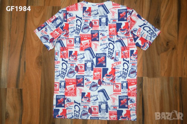 Iceberg - мъжка тениска, размер S, снимка 4 - Тениски - 39911476