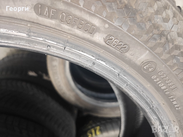 4бр. зимни гуми 215/55/17 Continental, снимка 7 - Гуми и джанти - 52000877