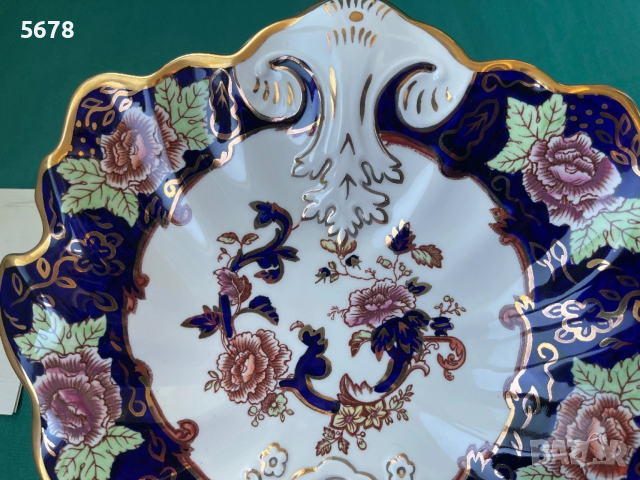 Чиния за сладки Mason’s, снимка 3 - Антикварни и старинни предмети - 53821451