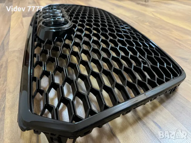 Решетка RS (пчелна пита) (Black Edition) за Audi A7/S7/RS7 (C7) Facelift (2015-2017) Ауди А7/С7/РС7 , снимка 2 - Аксесоари и консумативи - 48928433