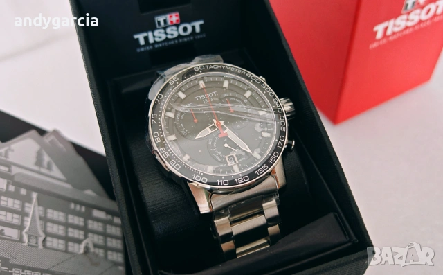  TISSOT SUPERSPORT CHRONO T125.617.11.051.00 ЧИСТО НОВ часовник кутия 100% оригинал , снимка 8 - Мъжки - 53707327