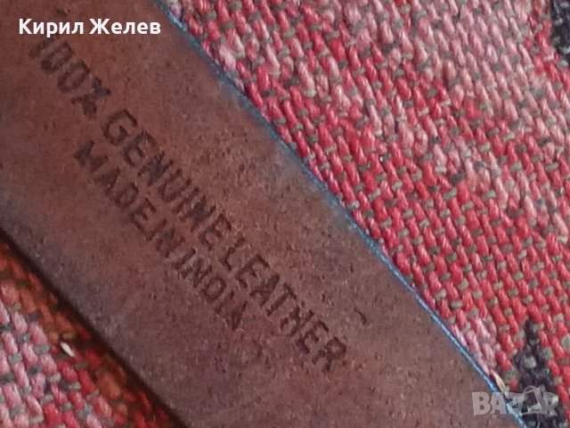 MADE in INDIA Колан стар кожен 39603, снимка 2 - Колани - 41992095