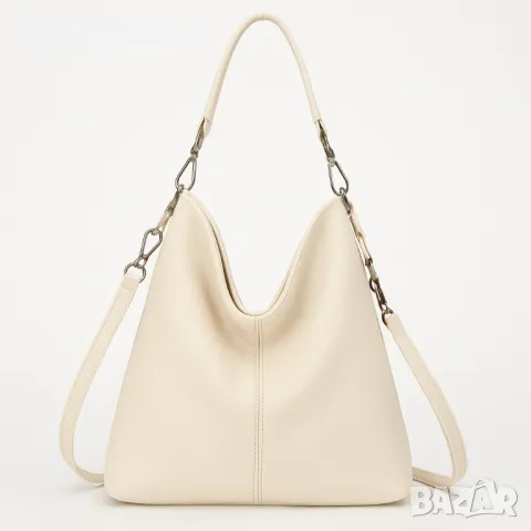 Стилна и практична дамска чанта тип торба, снимка 7 - Чанти - 50160564