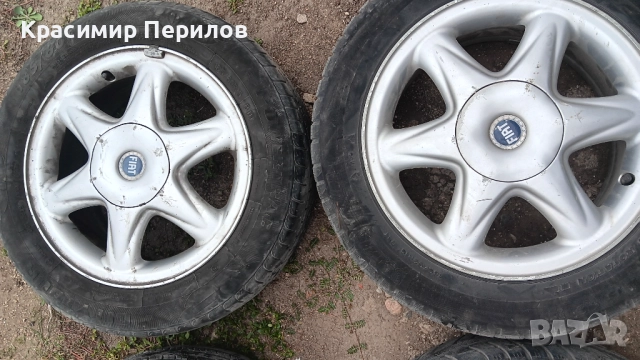 Лети джанти за ФИАТ ПУНТО 15 цола с гуми, снимка 2 - Гуми и джанти - 51783469