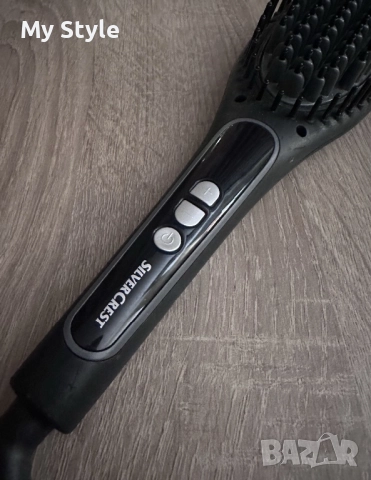 Четка за изправяне на коса SilverCrest с регулиране на температурата, снимка 4 - Други - 52197384