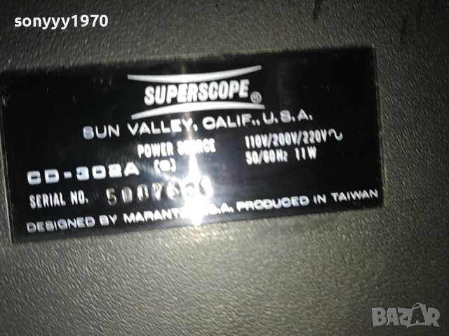 SUPERSCOPE CD-302A DECK-ВНОС FRANCE 2408231400, снимка 14 - Декове - 41953816