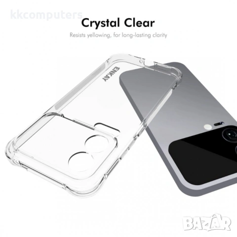 ENKAY HAT PRINCE Прозрачен Калъф за Xiaomi 17 - TPU, Подсилени ъгли, Анти-приплъзване, Прозрачен, снимка 5 - Калъфи, кейсове - 53800823