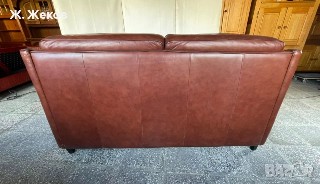 Кожен диван, снимка 4 - Дивани и мека мебел - 52841412