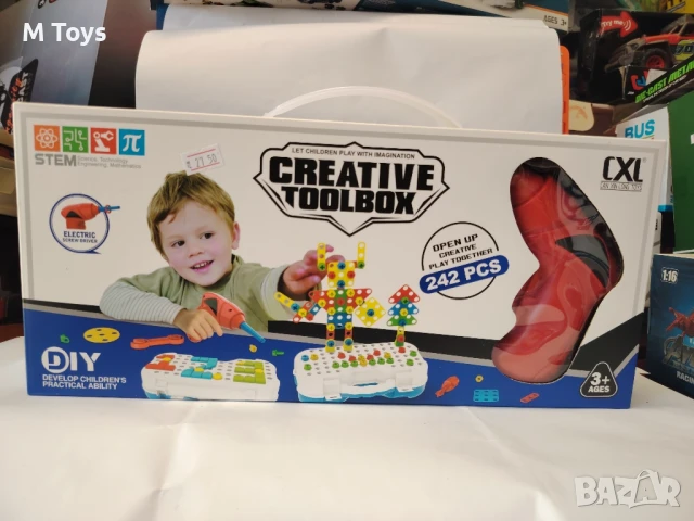 Образователен конструктор "Creative Toolbox" – 242 части