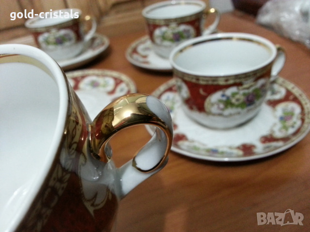 Стар български порцелан чаши за чай, снимка 2 - Антикварни и старинни предмети - 36164480