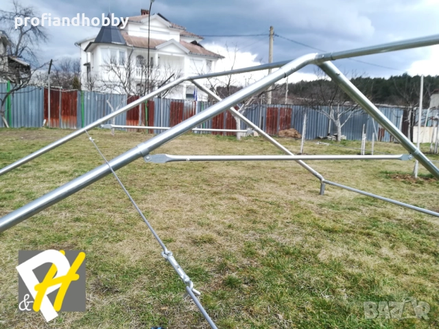 4x4 Шатра / Павилион / Палатка за събития - подсилена, огнеустойчива , снимка 4 - Градински мебели, декорация  - 23557822