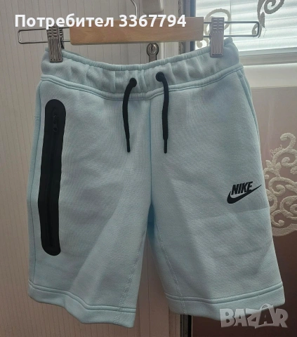Оригинални детски къси панталонки Nike Tech Fleece , снимка 4 - Детски къси панталони - 53538191