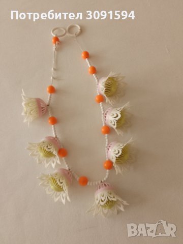 хубава колекционерска ретро верига,  играчка за легло, количката,звънци плюс звънчета всичко оригина, снимка 10 - Антикварни и старинни предмети - 44302839