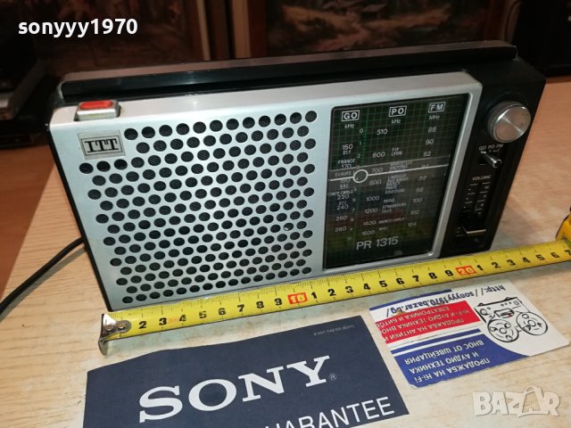 ITT PR1315-MADE IN JAPAN ВНОС FRANCE 2108231012M, снимка 5 - Радиокасетофони, транзистори - 41919094