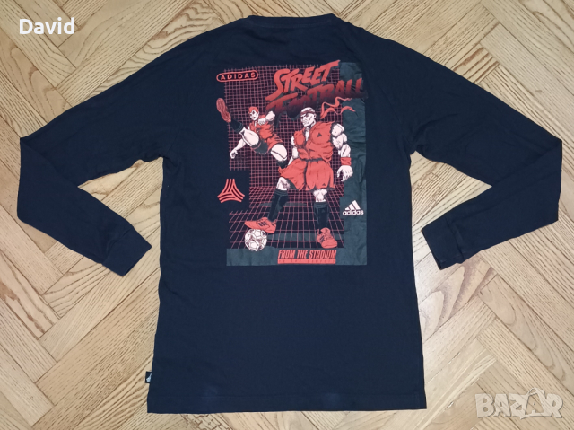 Фланелка с дълъг ръкав Adidas Tee Street Football, снимка 2 - Футбол - 44749065