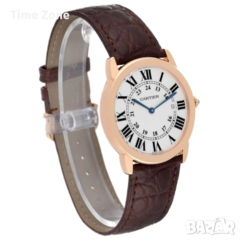 Cartier Ronde Solo 36mm Quartz Rose Gold Дамски, снимка 4 - Дамски - 47991731