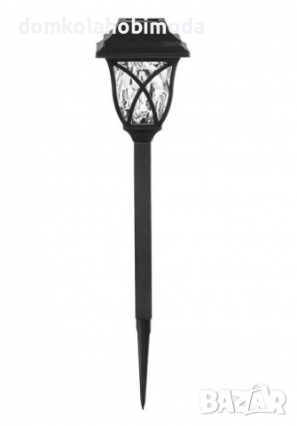  Соларна лампа с бяла светлина,55x10 см 