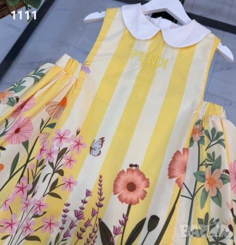 Детска Рокля Fendi, снимка 3 - Детски рокли и поли - 53720386
