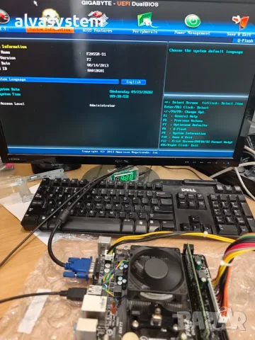 Дънна платка GIGABYTE GA-F2A55M-S1 Socket FM2, DDR3 с охлаждане, снимка 5 - Дънни платки - 56192567