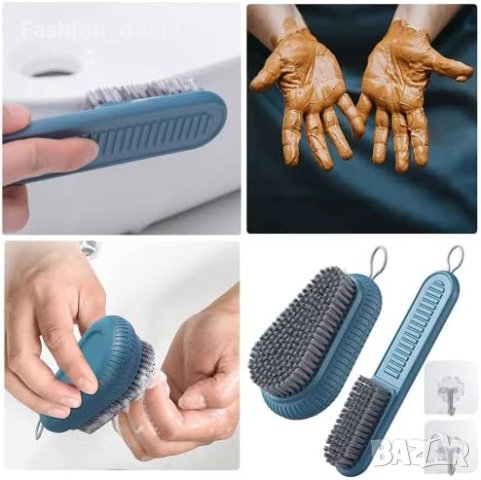 Нови 2 броя четки за почистване нокти на ръцете/Твърди влакна Подарък Поддръжка, снимка 5 - Други - 41449136