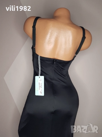 Guess by Marciano Оригинална Официална Дамска Дълга Черна Рокля, снимка 6 - Рокли - 52895577